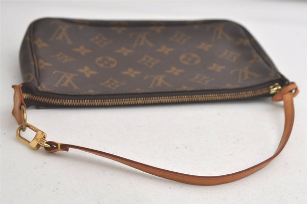 Authentic Louis Vuitton Monogram Pochette Accessoires Pouch M51980 LV 6178K