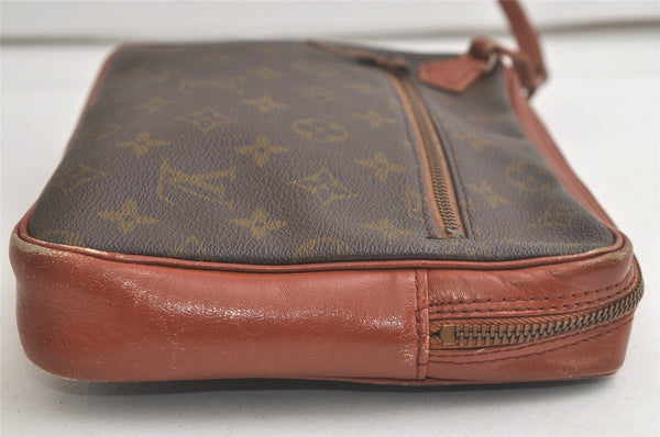 Authentic Louis Vuitton Monogram Pochette Sport Clutch Hand Bag Old Model 6180K