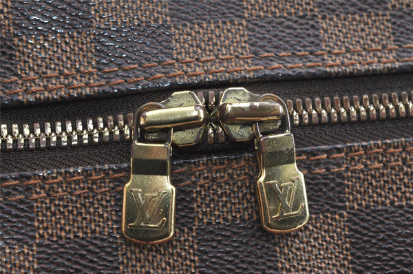 Authentic Louis Vuitton Damier Naviglio Shoulder Cross Body Bag N45255 LV 6181I