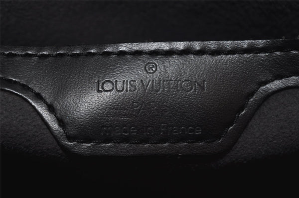 Authentic Louis Vuitton Epi Saint Jacques Hand Bag Black M52272 LV 6182I