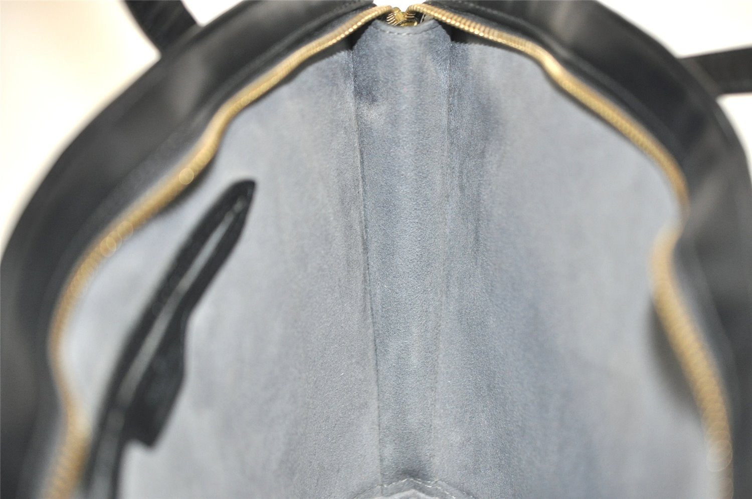 Authentic Louis Vuitton Epi Saint Jacques Hand Bag Black M52272 LV 6182I