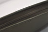 Authentic Christian Dior Vintage Clutch Hand Bag Purse Leather Khaki CD 6182J