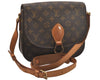 Authentic Louis Vuitton Monogram Saint Cloud GM M51242 Shoulder Cross Bag 6183J