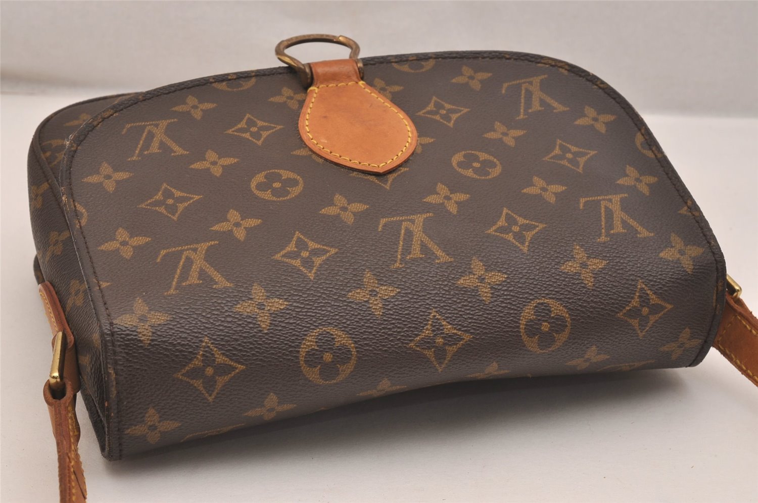 Authentic Louis Vuitton Monogram Saint Cloud GM M51242 Shoulder Cross Bag 6183J