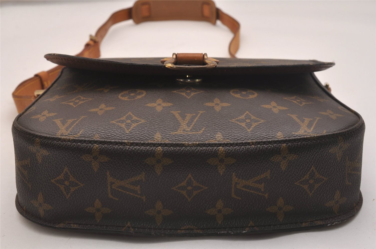 Authentic Louis Vuitton Monogram Saint Cloud GM M51242 Shoulder Cross Bag 6183J