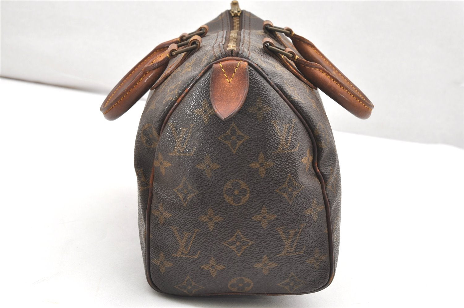 Authentic Louis Vuitton Monogram Speedy 25 Boston Hand Bag M41528 LV 6183K