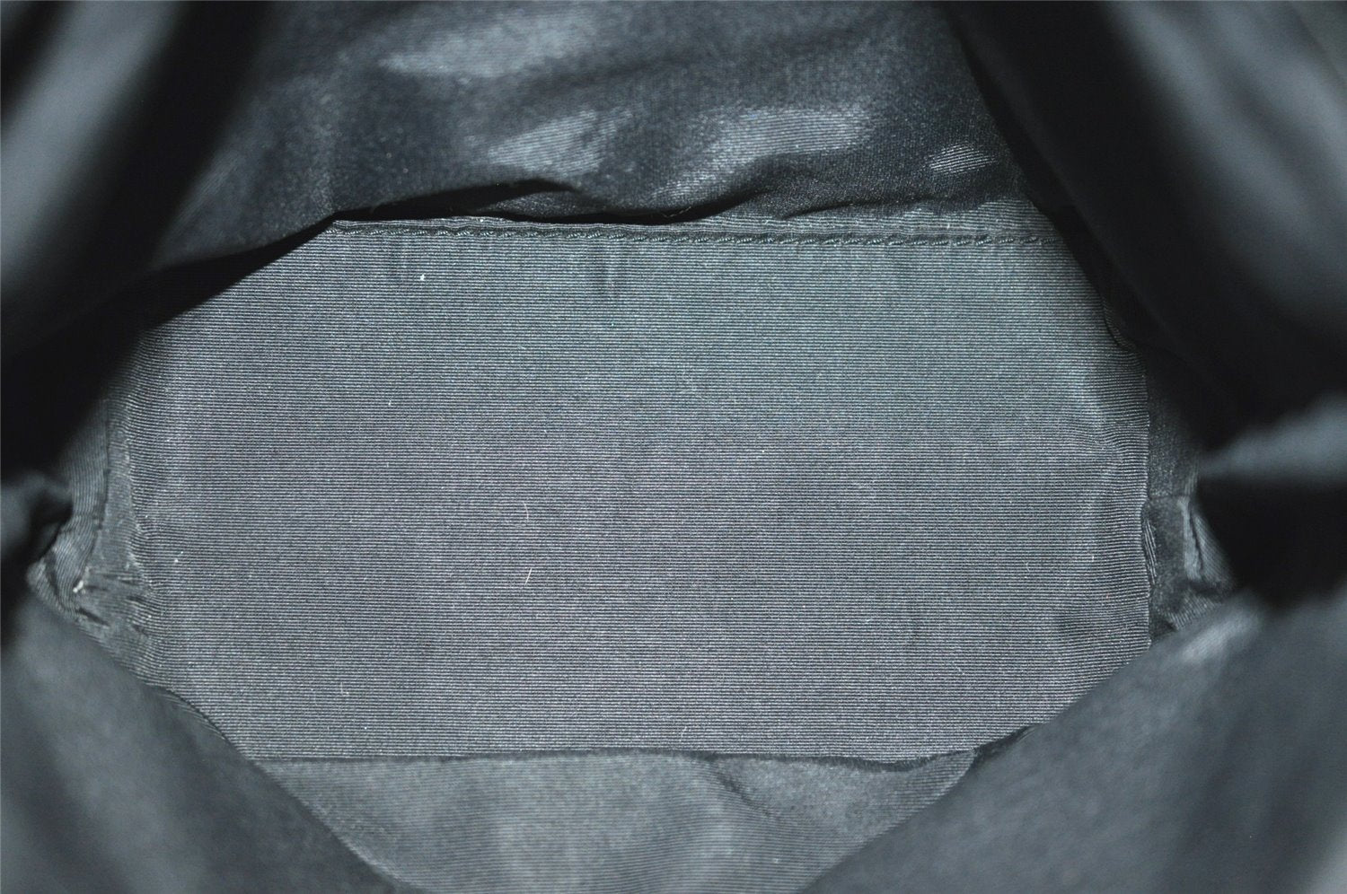 Authentic GUCCI Vintage Shoulder Tote Bag GG Canvas Leather 31244 Black 6184J