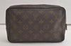 Auth Louis Vuitton Monogram Trousse Toilette 23 Clutch Hand Bag Old Model 6184K