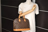 Authentic Louis Vuitton Monogram Alma Hand Bag Purse M51130 LV 6186I