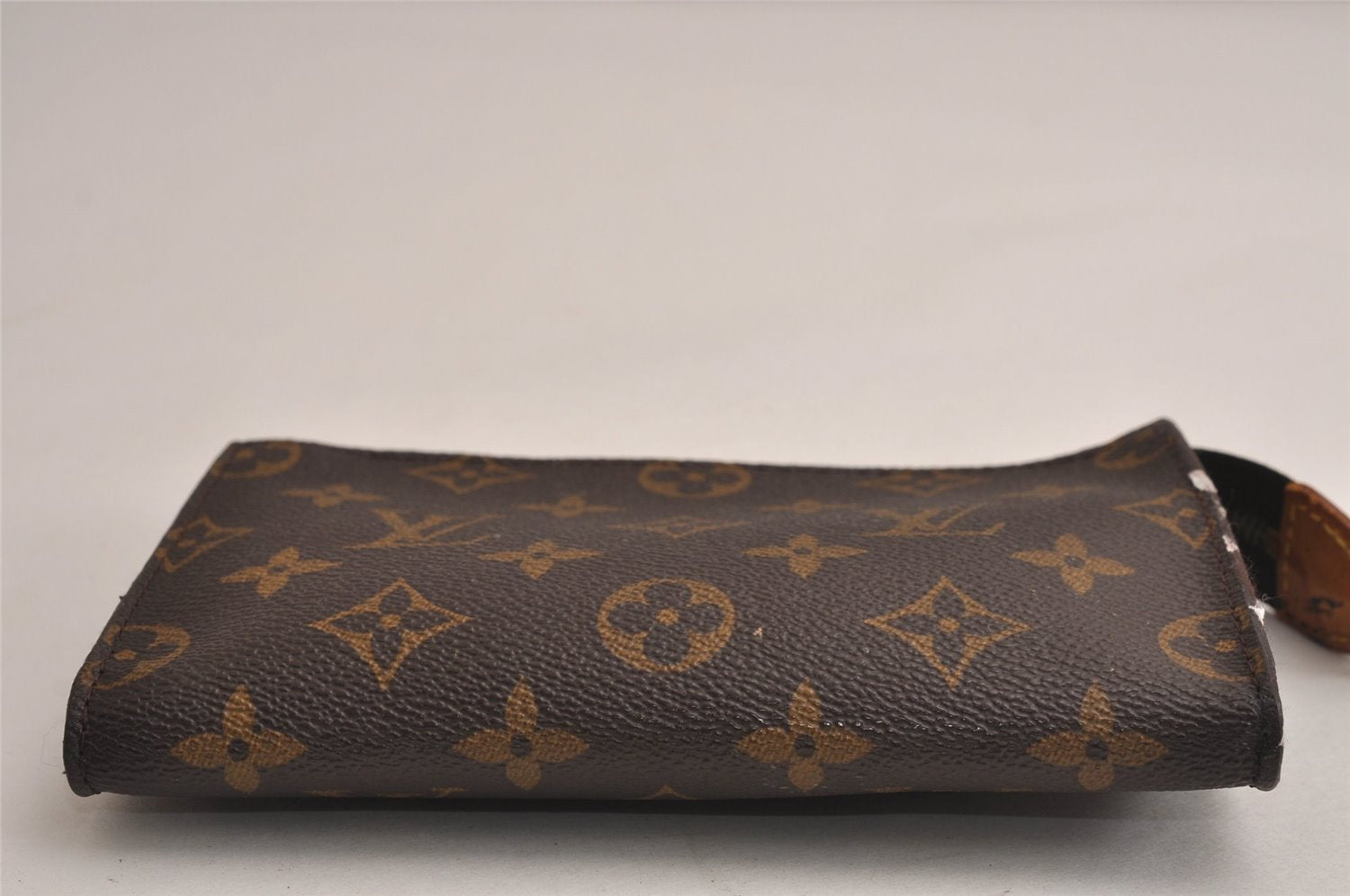 Authentic Louis Vuitton Monogram Pouch For Bucket PM LV Junk 6186J