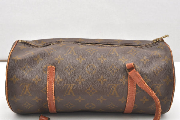 Authentic Louis Vuitton Monogram Papillon 30 Hand Bag Old Model LV Junk 6186K