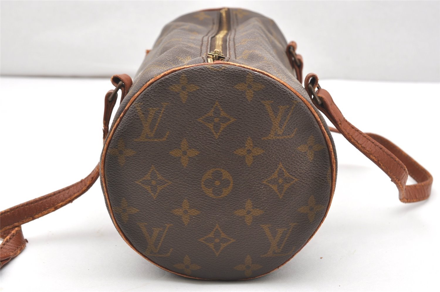 Authentic Louis Vuitton Monogram Papillon 30 Hand Bag Old Model LV Junk 6186K