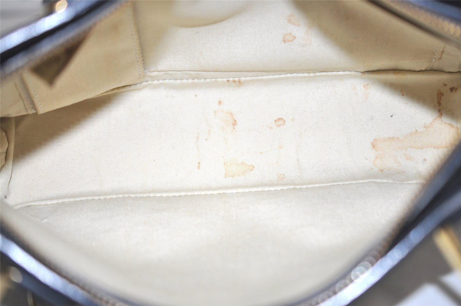 Authentic Louis Vuitton Monogram Mini Lucille PM Hand Bag Blue M92676 LV 6187I