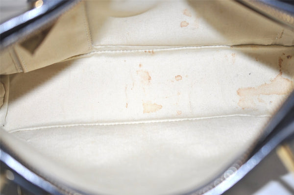 Authentic Louis Vuitton Monogram Mini Lucille PM Hand Bag Blue M92676 LV 6187I