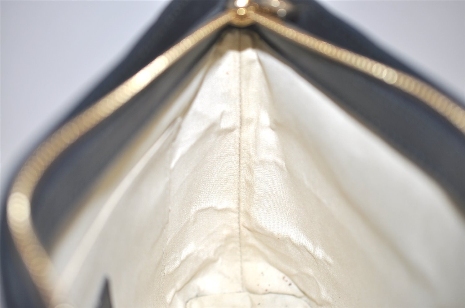 Authentic Louis Vuitton Monogram Mini Lucille PM Hand Bag Blue M92676 LV 6187I