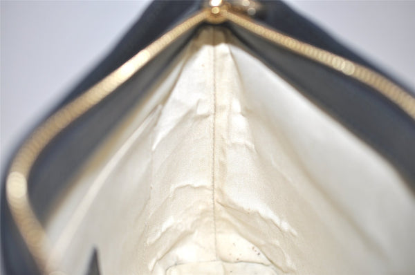 Authentic Louis Vuitton Monogram Mini Lucille PM Hand Bag Blue M92676 LV 6187I