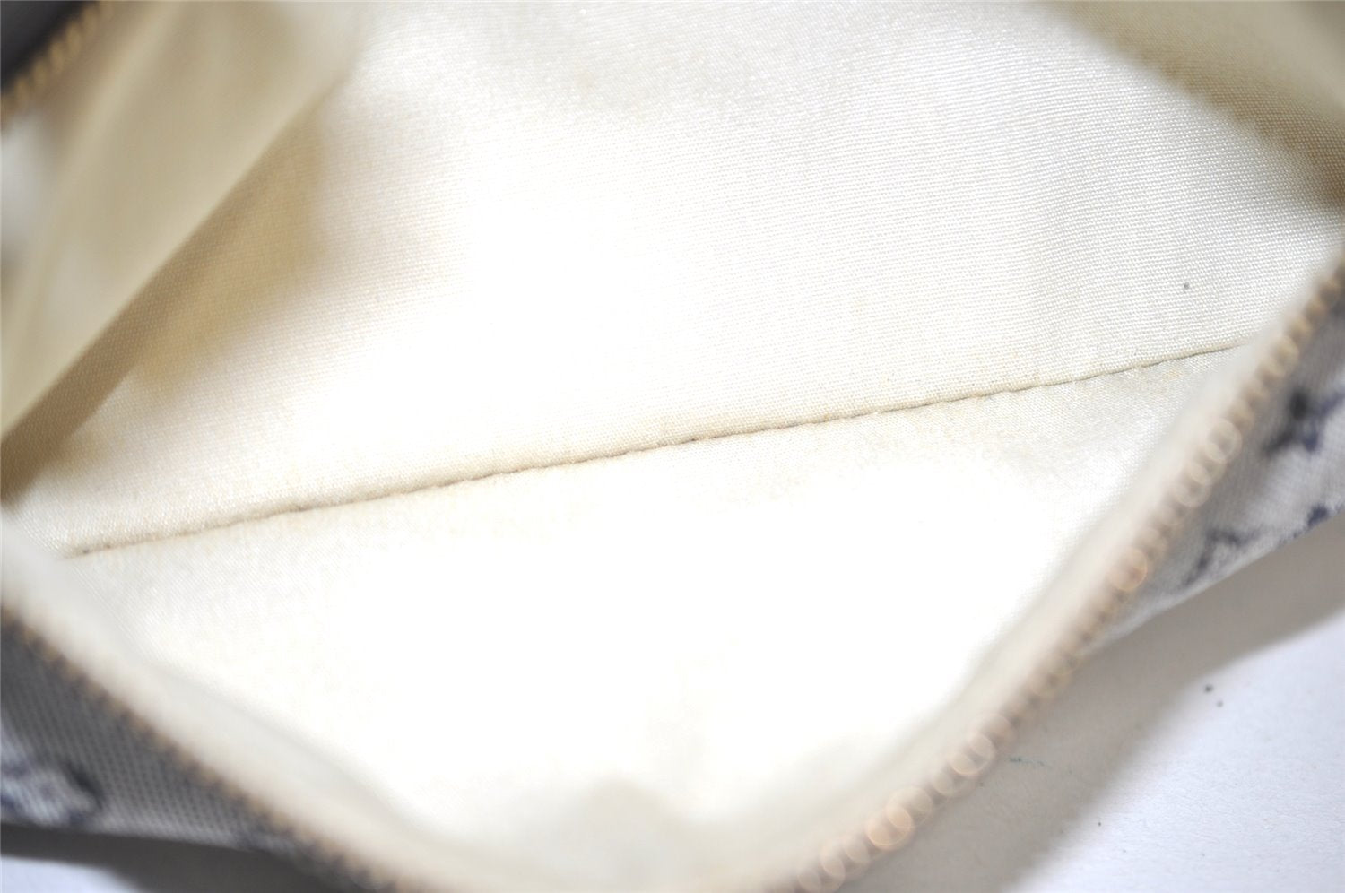 Authentic Louis Vuitton Monogram Mini Lucille PM Hand Bag Blue M92676 LV 6187I