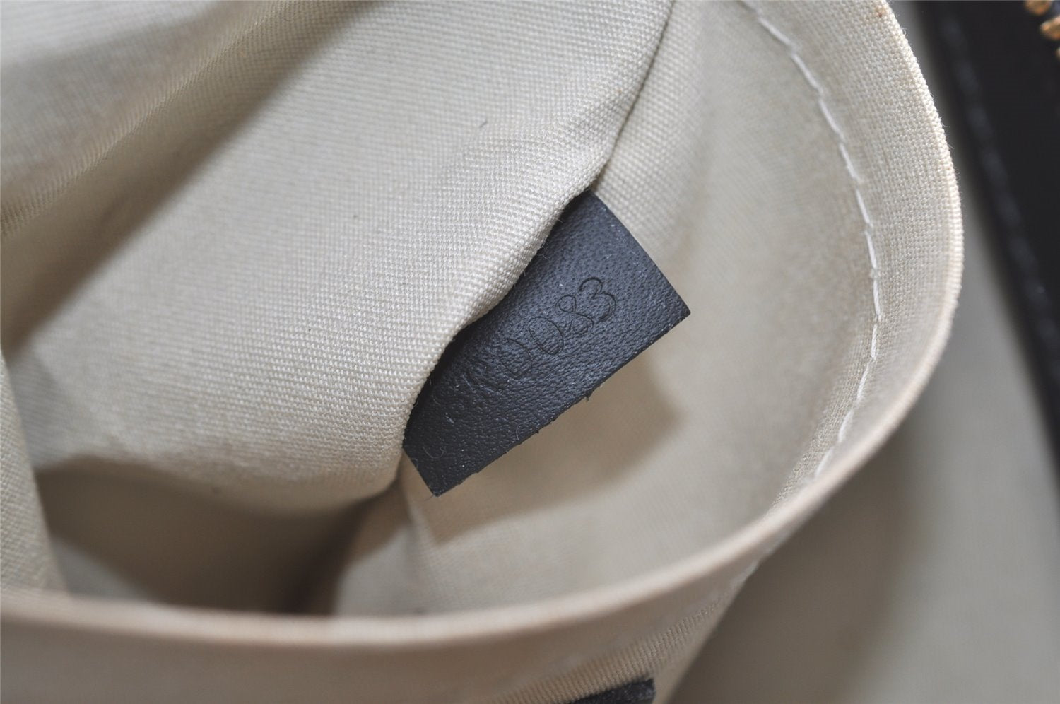 Authentic Louis Vuitton Monogram Mini Lucille PM Hand Bag Blue M92676 LV 6187I