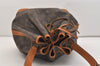 Authentic Louis Vuitton Monogram Noe Shoulder Drawstring Bag M42224 LV 6187J