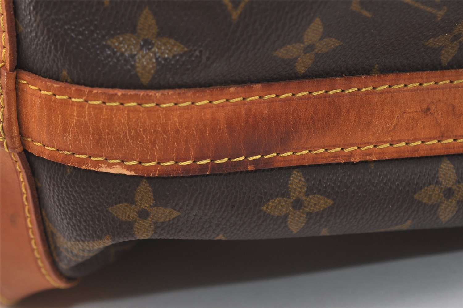 Authentic Louis Vuitton Monogram Noe Shoulder Drawstring Bag M42224 LV 6187J