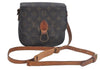 Auth Louis Vuitton Monogram Saint Cloud MM M51243 Shoulder Cross Bag Junk 6188H