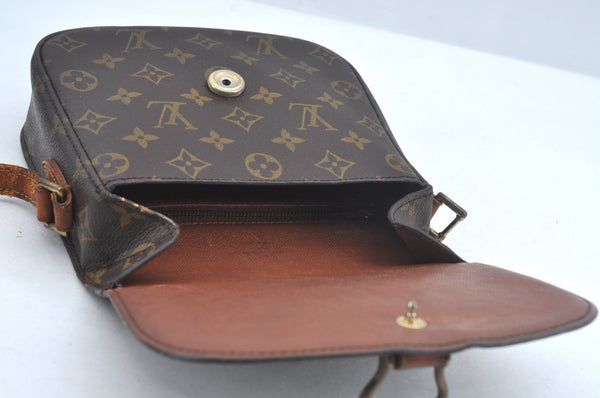 Auth Louis Vuitton Monogram Saint Cloud MM M51243 Shoulder Cross Bag Junk 6188H