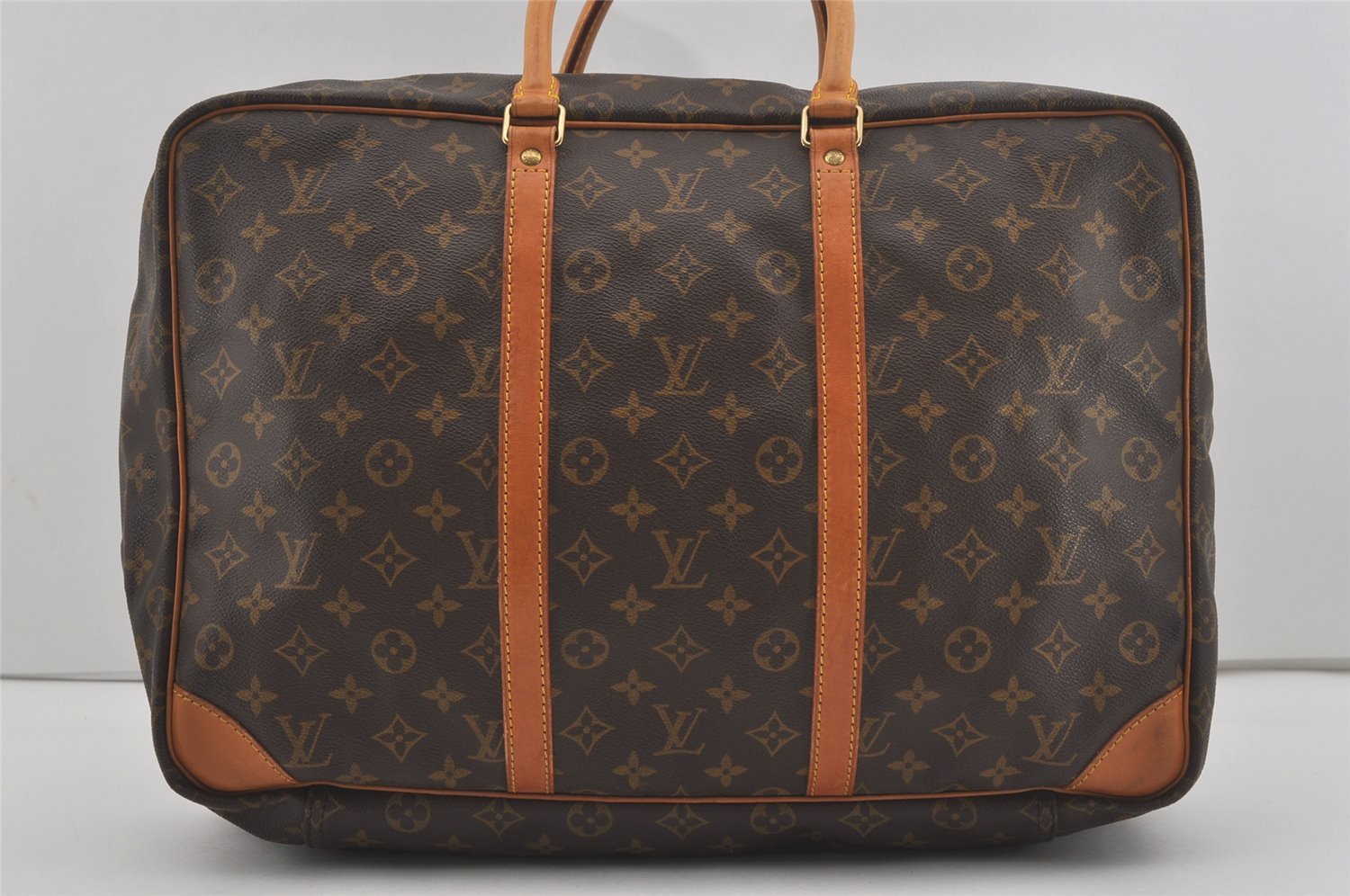 Authentic Louis Vuitton Monogram Sirius 45 Travel Boston Bag M41408 LV 6188I