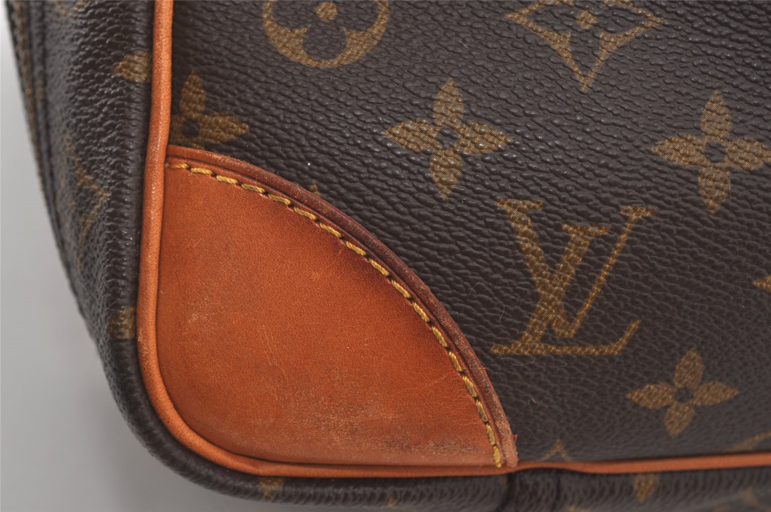 Authentic Louis Vuitton Monogram Sirius 45 Travel Boston Bag M41408 LV 6188I