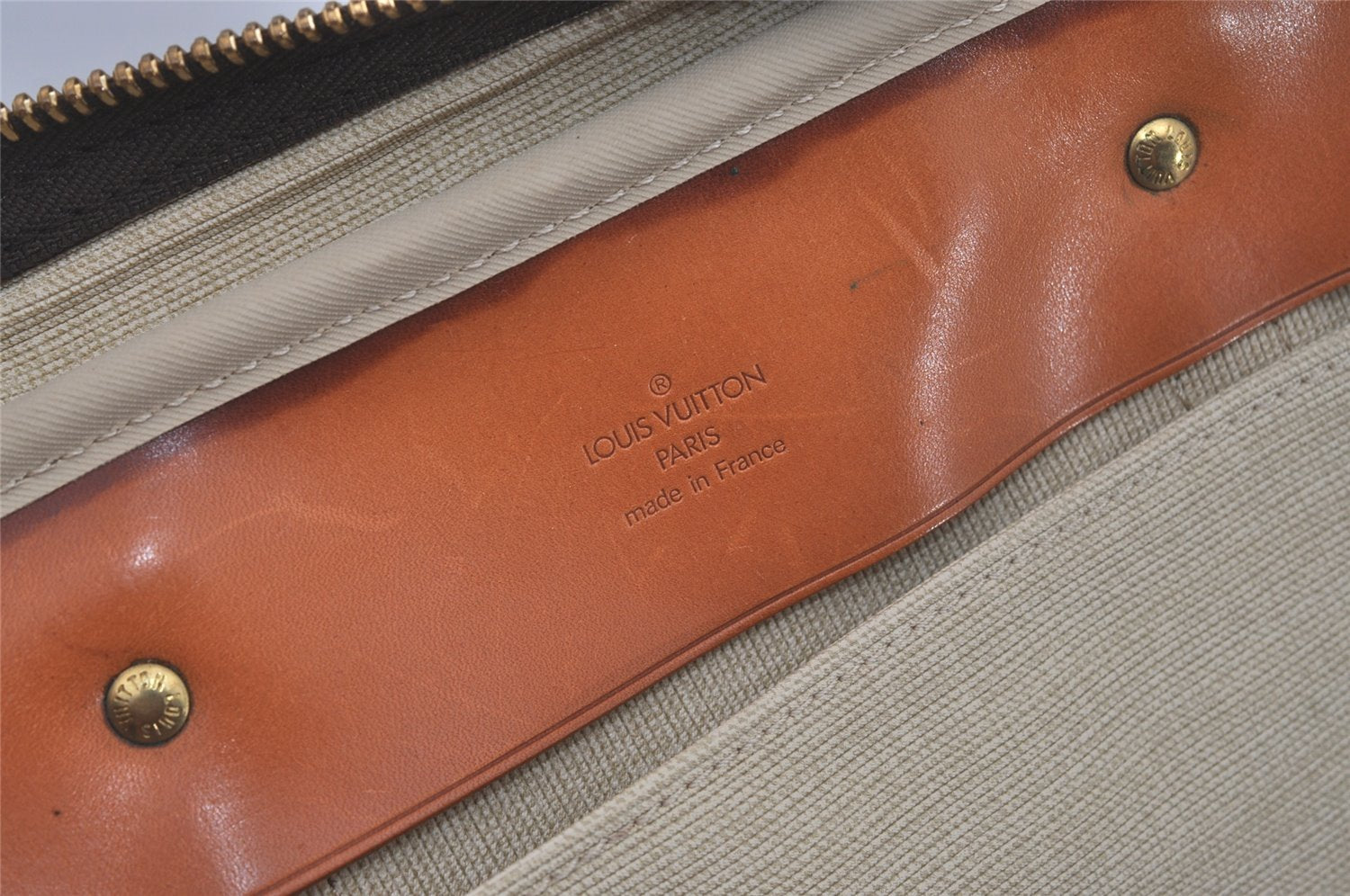 Authentic Louis Vuitton Monogram Sirius 45 Travel Boston Bag M41408 LV 6188I