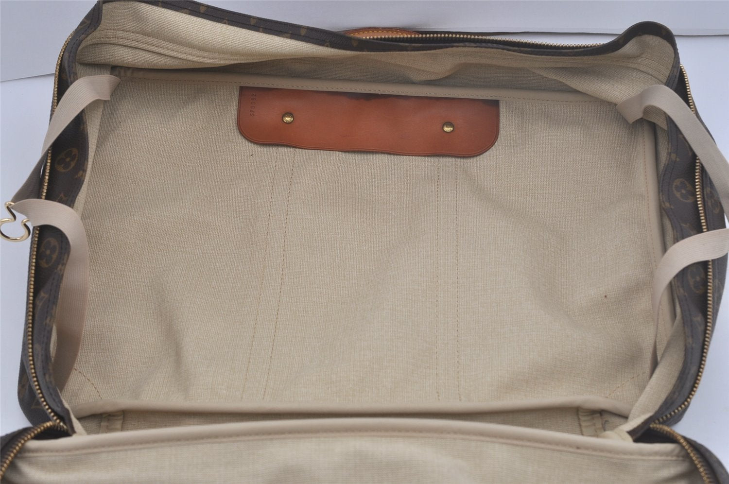 Authentic Louis Vuitton Monogram Sirius 45 Travel Boston Bag M41408 LV 6188I