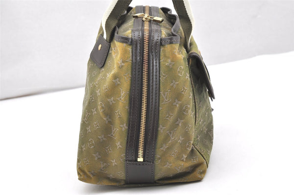 Auth Louis Vuitton Monogram Mini Sac Marie Kate Hand Bag Green M92507 LV 6188K