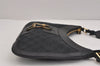 Authentic GUCCI Shoulder Cross Body Bag GG Canvas Leather 0014128 Black 6189J