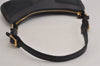 Authentic GUCCI Shoulder Cross Body Bag GG Canvas Leather 0014128 Black 6189J