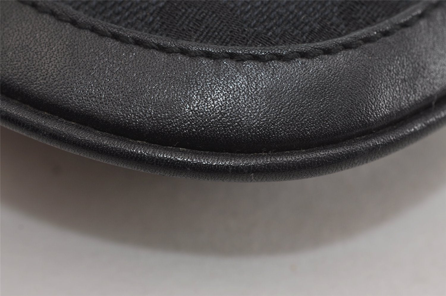 Authentic GUCCI Shoulder Cross Body Bag GG Canvas Leather 0014128 Black 6189J