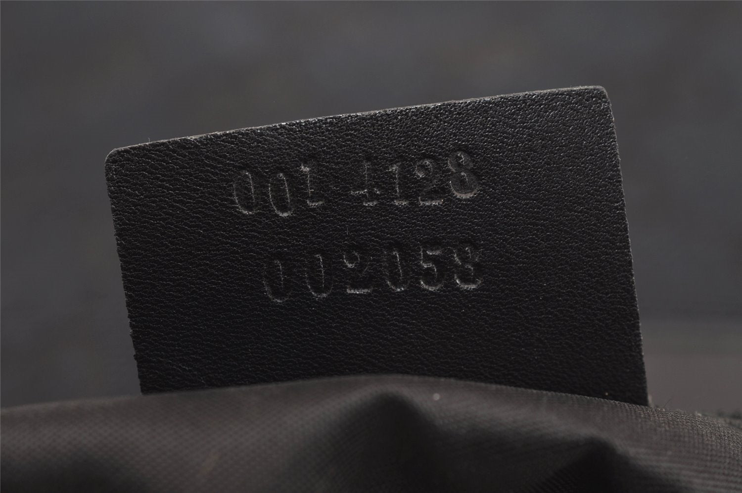 Authentic GUCCI Shoulder Cross Body Bag GG Canvas Leather 0014128 Black 6189J