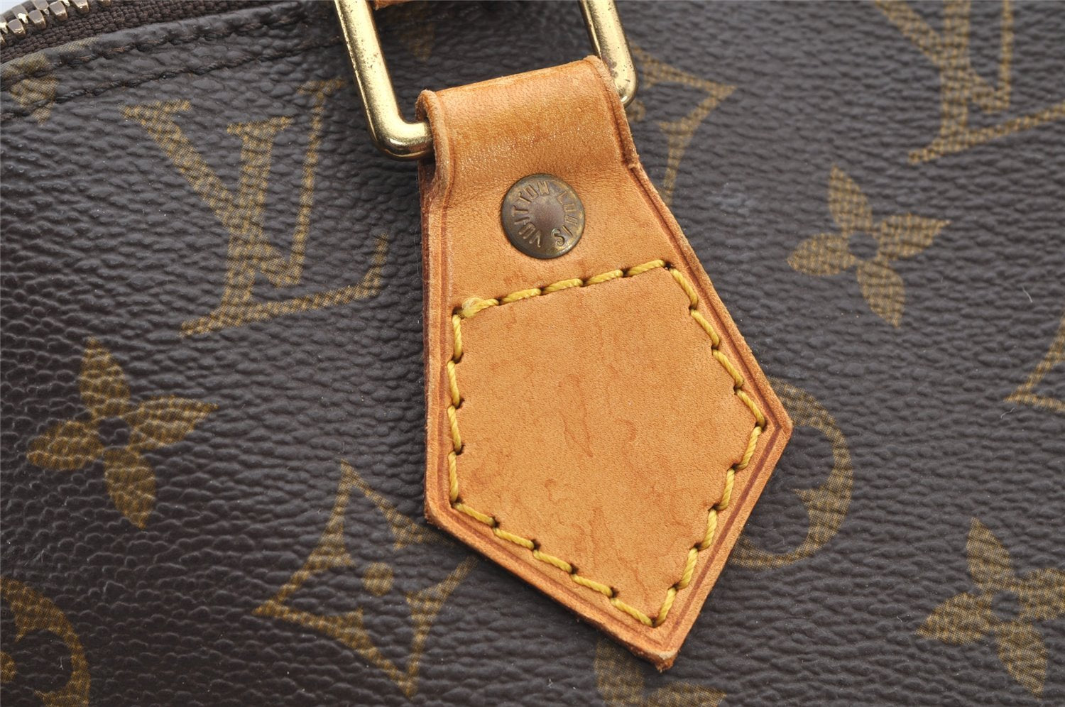 Authentic Louis Vuitton Monogram Alma Hand Bag Purse M51130 LV 6190I