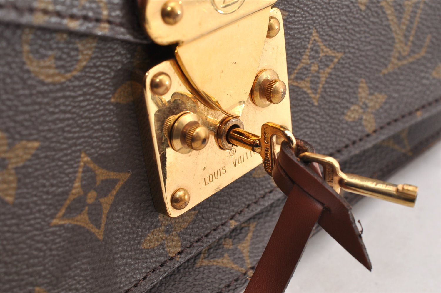 Authentic Louis Vuitton Monogram Monceau 2Way Shoulder Hand Bag M51185 LV 6191I