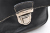 Authentic PRADA Vintage Leather Shoulder Hand Bag Purse Black Junk 6192K