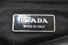 Authentic PRADA Vintage Leather Shoulder Hand Bag Purse Black Junk 6192K