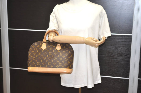 Authentic Louis Vuitton Monogram Alma Hand Bag Purse M51130 LV 6193I