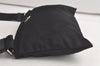 Auth PRADA VELA SPORT Nylon Tessuto Leather Shoulder Bag BT0174 Black Junk 6194K