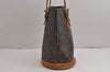 Authentic Louis Vuitton Monogram Bucket PM Shoulder Tote Bag M42238 LV 6195J