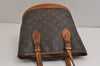 Authentic Louis Vuitton Monogram Bucket PM Shoulder Tote Bag M42238 LV 6195J