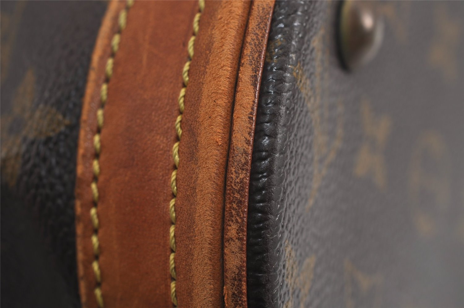 Authentic Louis Vuitton Monogram Bucket PM Shoulder Tote Bag M42238 LV 6195J