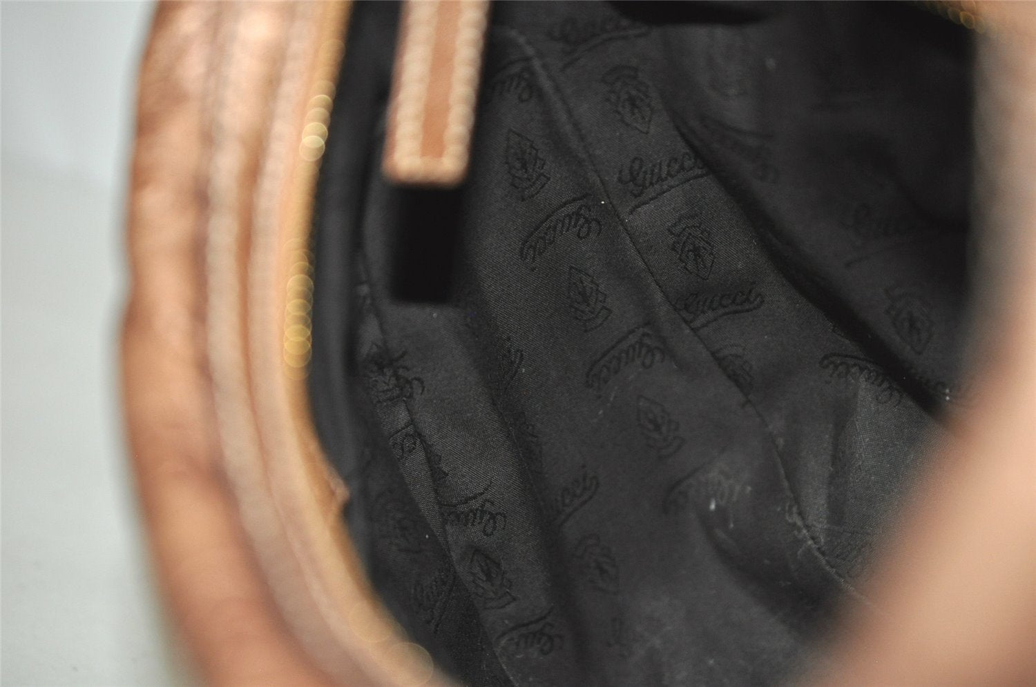 Authentic GUCCI Guccissima Twins Shoulder Hand Bag GG Leather 232962 Brown 6196I