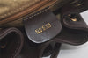 Authentic GUCCI Vintage Bamboo Drawstring Backpack Leather Brown 6197K