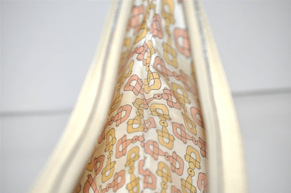 Authentic GUCCI Guccissima GG Leather Shoulder Hand Bag 262903 White 6199I