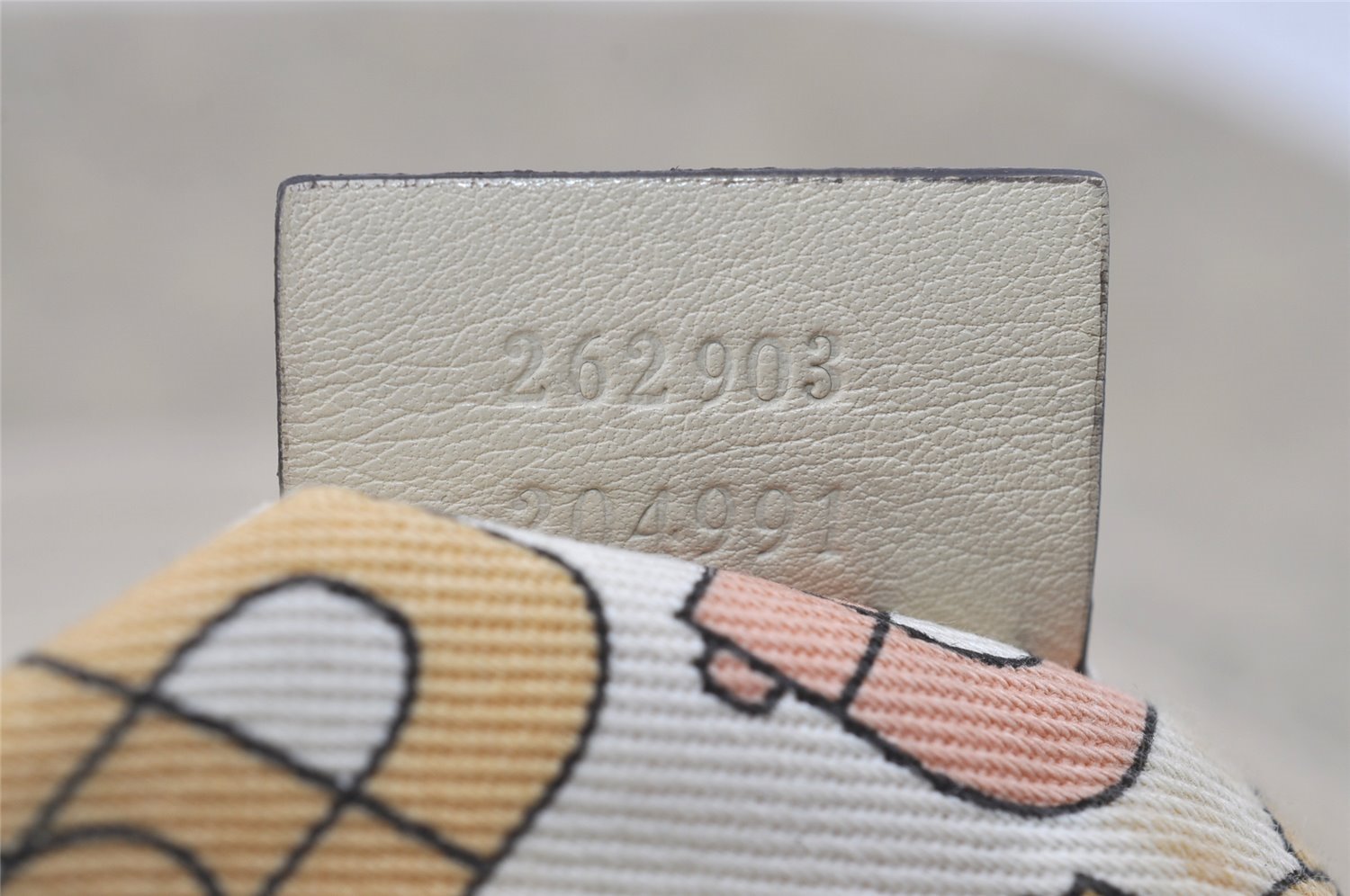 Authentic GUCCI Guccissima GG Leather Shoulder Hand Bag 262903 White 6199I