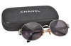 Authentic CHANEL Vintage Sunglasses Titanium 09614 Brown 6199K