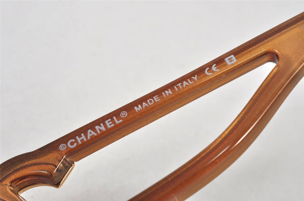 Authentic CHANEL Sunglasses CC Logos CoCo Mark Plastic 1504 Clear 6201K